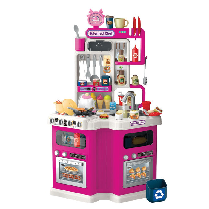 Children's corner kitchen Joele - 922-181, with running water and steam, 113 parts