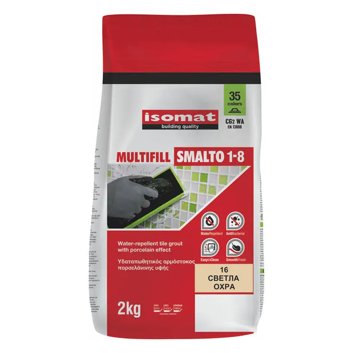 JOINT MIXTURE FOR INTERIOR AND EXTERIOR USE ISOMAT MULTIFILL LIGHT OCHER 16 - Фуги<<<Лепила за плочки фуги силикони и