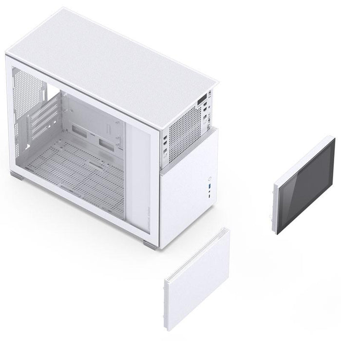 Box Jonsbo D31 Screen TG, mATX, White