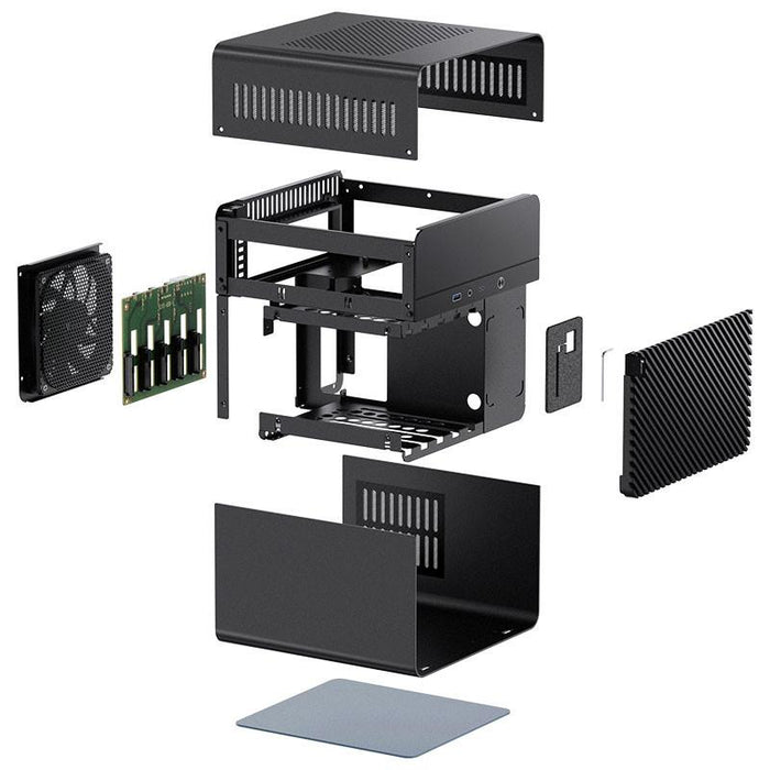 Jonsbo N2 Case, Mini-ITX, Black
