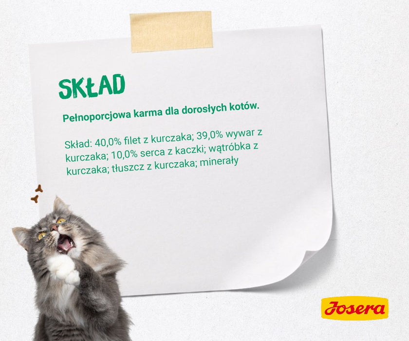 JOSERA Fillet chicken with duck - wet cat food - 70 g
