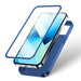Joyroom 360 Full Case front and back cover for iPhone 13 + tempered glass screen protector blue (JR-BP927 blue) - Cell