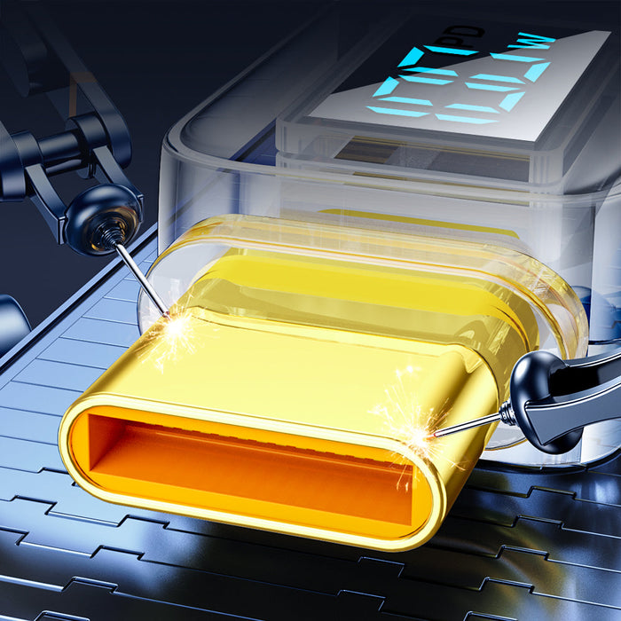 Joyroom A4 USB-C / USB-C 100W 1.2m Cable with Display - Black - Cell phone cables<<<HurtelXML&&&Type-C