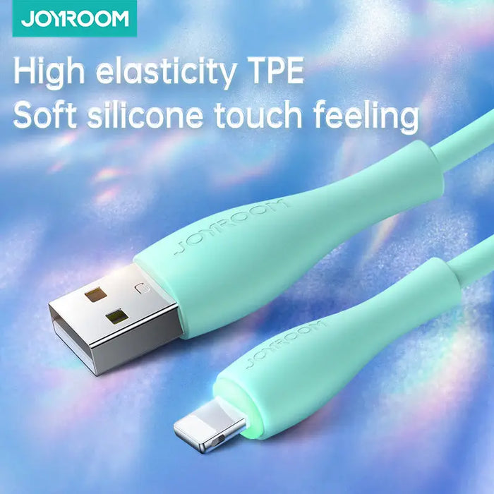 Joyroom Bowling Data Cable S-2030M8 USB-A / Lightning 3A 2m - green - Cell phone cables<<<HurtelXML