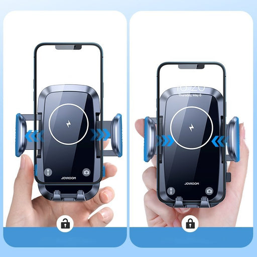 Joyroom car air vent holder Qi wireless charger 15W black (JR-ZS241) - Cell phone holders<<<HurtelXML&&&Car