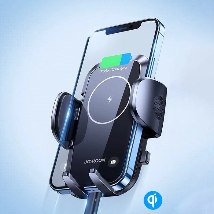 Joyroom car air vent holder Qi wireless charger 15W black (JR-ZS241) - Cell phone holders<<<HurtelXML