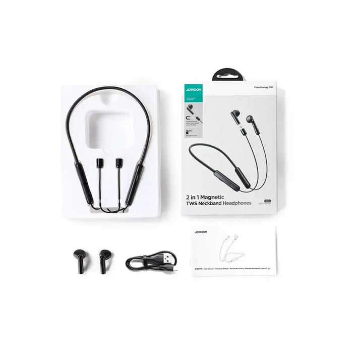 Joyroom DS1 sports wireless neckband headphones - black - Headphones and speakers<<<HurtelXML