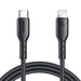 Joyroom Flash-Charge Series SA26-CL3 USB-C / Lightning cable 30W 1m - black - Cell phone cables<<<HurtelXML&&&Type-C