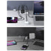 Joyroom GaN charger 67W 4 ports (2x USB 2x USB C) black (TCG02) + USB C - USB C cable 100W 1.2m - Travel