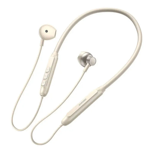 Joyroom JR-D8 wireless neckband headphones (cream white) - Sports<<<Wireless<<<Headphones<<<Audio<<<InnproXML&&&Cell