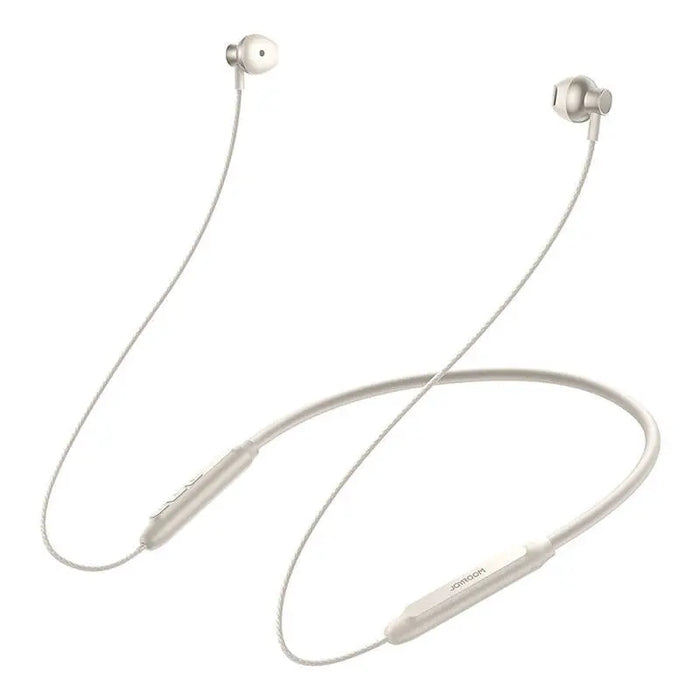 Joyroom JR-D8 wireless neckband headphones (cream white) - Sports<<<Wireless<<<Headphones<<<Audio<<<InnproXML&&&Cell
