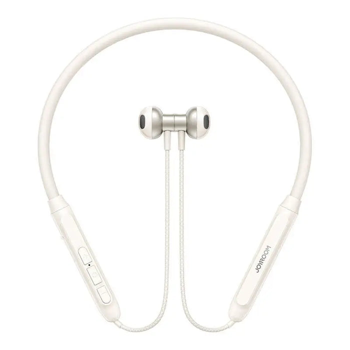 Joyroom JR-D8 wireless neckband headphones (cream white) - Sports<<<Wireless<<<Headphones<<<Audio<<<InnproXML&&&Cell