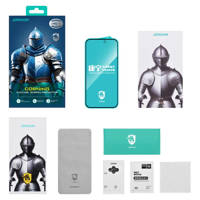 Joyroom JR-MKN0313 Corning Eyecare Tempered Glass for iPhone 15 Plus/16 Plus - Cell phone tempered glass<<<HurtelXML