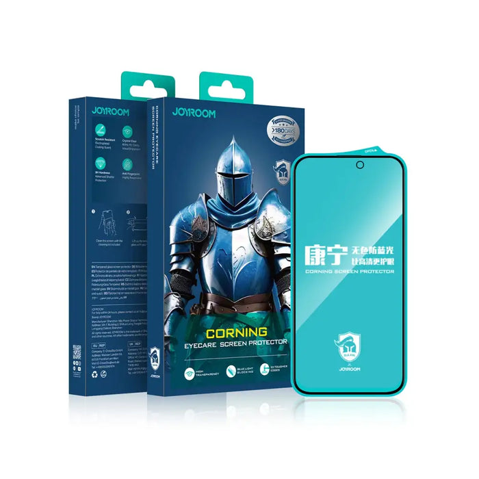 Joyroom JR-MKN0313 Corning Eyecare Tempered Glass for iPhone 15 Plus/16 Plus - Cell phone tempered glass<<<HurtelXML