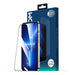 Joyroom JR-MLG0285 2.5D Anti-Blue Light + Dustproof Tempered Glass with Black Frame for iPhone 16 Pro - Cell phone