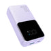 Joyroom JR-PBC06 mini power bank with built-in USB-C / Lightning cables 30W 10000mAh - purple - Powerbanks<<<HurtelXML