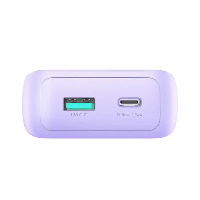 Joyroom JR-PBC06 mini power bank with built-in USB-C / Lightning cables 30W 10000mAh - purple - Powerbanks<<<HurtelXML