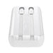 Joyroom JR-PBC07 20000mAh 30W mini power bank with USB-C and Lightning cables - white - Power