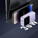 Joyroom JR-PBC07 20000mAh 30W mini power bank with USB-C and Lightning cables - purple - Powerbanks<<<HurtelXML