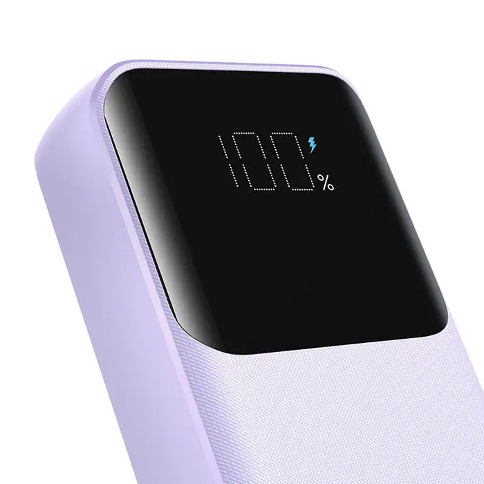 Joyroom JR-PBC07 20000mAh 30W mini power bank with USB-C and Lightning cables - purple - Powerbanks<<<HurtelXML