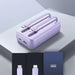Joyroom JR-PBC07 20000mAh 30W mini power bank with USB-C and Lightning cables - purple - Powerbanks<<<HurtelXML