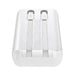Joyroom JR-PBC07 20000mAh 30W mini power bank with USB-C and Lightning cables - white - Power
