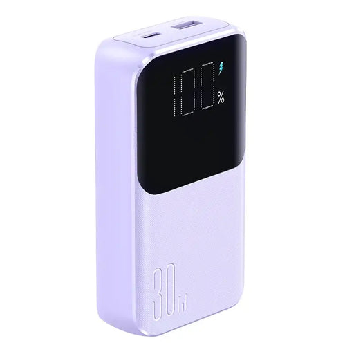 Joyroom JR-PBC07 20000mAh 30W mini power bank with USB-C and Lightning cables - purple - Powerbanks<<<HurtelXML