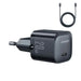 Joyroom JR-TCF02 USB-C PD 20W wall charger + USB-C cable - black - Travel