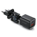Joyroom JR-TCF08EU Speed Series 30W PD/QC/AFC/FCP fast wall charger - black - Cell phone USB charger<<<HurtelXML