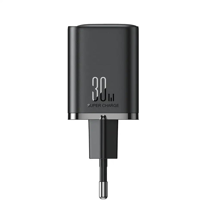 Joyroom JR-TCF08EU Speed Series 30W PD/QC/AFC/FCP fast wall charger - black - Cell phone USB charger<<<HurtelXML