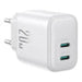 Joyroom JR-TCF12 Dual-Port (2C) 20W Power Charger (white) - mains chargers<<<Chargers<<<GSM