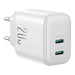 Joyroom JR-TCF12 Dual-Port (2C) 20W Power Charger (white) - mains chargers<<<Chargers<<<GSM