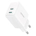 Joyroom JR-TCF12 Dual-Port (2C) 20W Power Charger (white) - mains chargers<<<Chargers<<<GSM