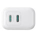 Joyroom JR-TCF12 Dual-Port (2C) 20W Power Charger (white) - mains chargers<<<Chargers<<<GSM