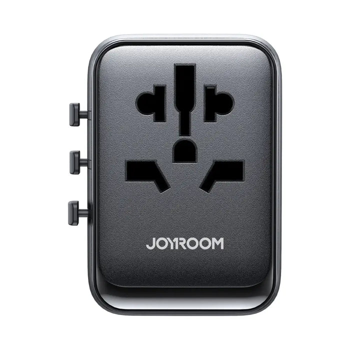 Joyroom JR-TCW01 Travel Adapter Universal 17W EU / US / UK / JP / AU / CN - Black - Cell phone USB charger<<<HurtelXML