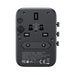 Joyroom JR-TCW01 Travel Adapter Universal 17W EU / US / UK / JP / AU / CN - Black - Cell phone USB charger<<<HurtelXML