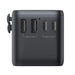 Joyroom JR-TCW02 65W Travel Adapter Universal EU / US / JP / AU / UK / CN - Black - Cell phone USB charger<<<HurtelXML