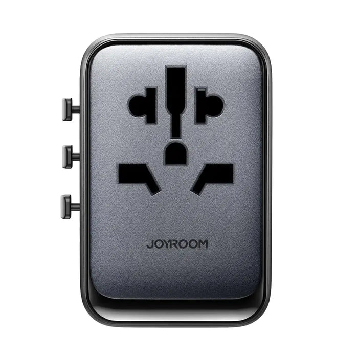 Joyroom JR-TCW02 65W Travel Adapter Universal EU / US / JP / AU / UK / CN - Black - Cell phone USB charger<<<HurtelXML