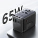 Joyroom JR-TCW02 65W Travel Adapter Universal EU / US / JP / AU / UK / CN - Black - Cell phone USB charger<<<HurtelXML
