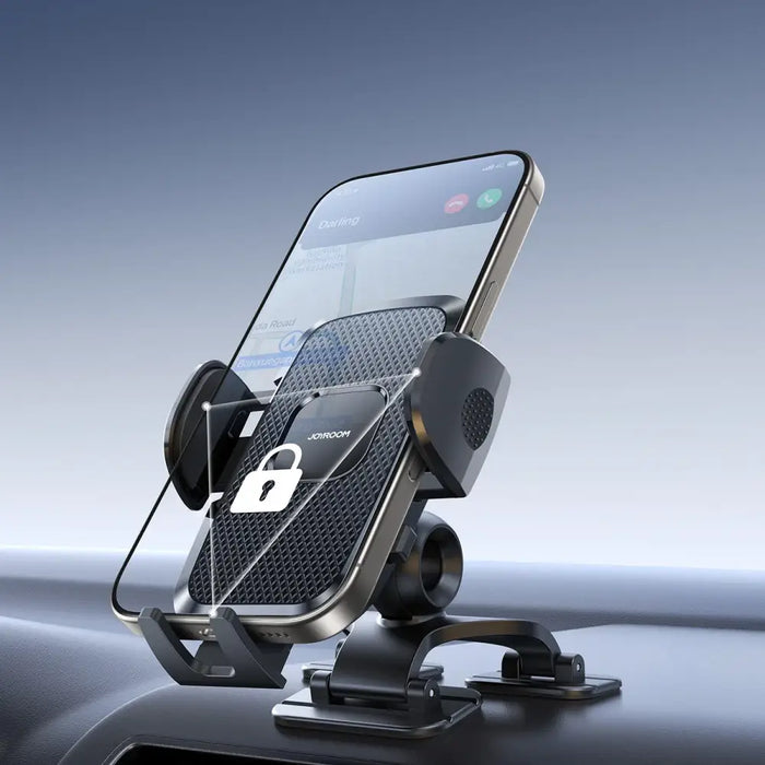 Joyroom JR-ZS259 clamp car holder with three adjustable legs - black - Uchwyty samochodowe z ładowarką Qi