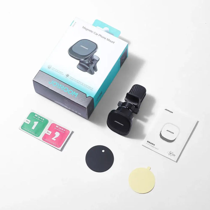 Joyroom JR-ZS400 magnetic car phone holder for air vent - black - Cell phone holders<<<HurtelXML