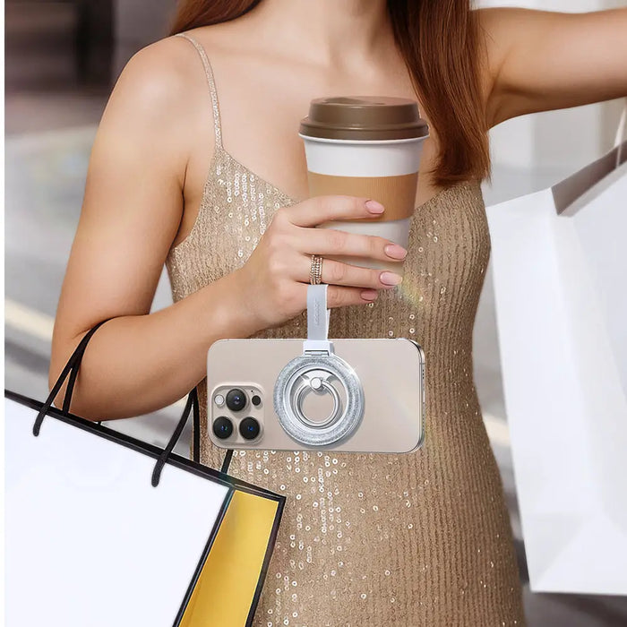 Joyroom JR-ZS425 magnetic ring holder - white - Cell phone holders<<<HurtelXML