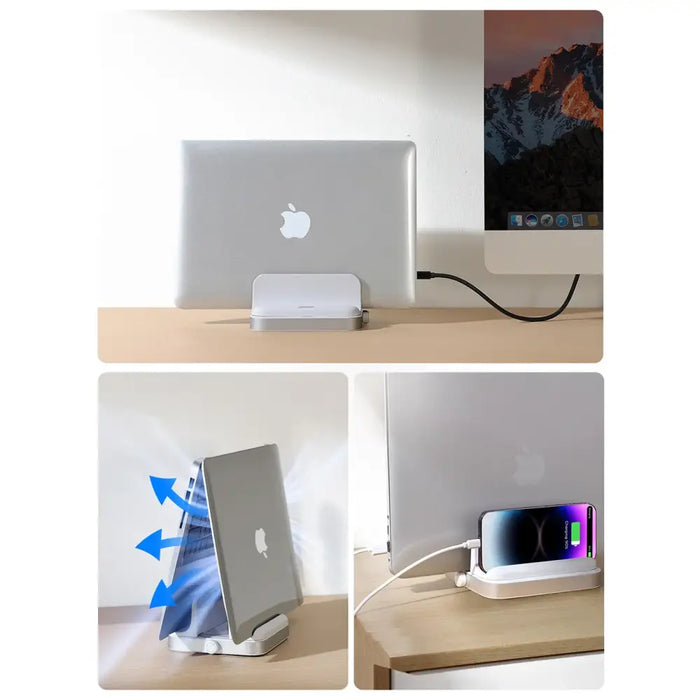 Joyroom laptop stand holder white (JR-ZS374) - Stands and tables for laptops<<<HurtelXML