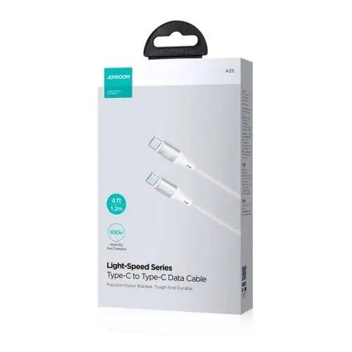 Joyroom Light-Speed Series S-A25 USB-C / USB-C cable 100W 1.2m - white - Type-C