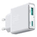 Joyroom mains charger JR-TCF14 (A + C) Super Slim 20W (white) - mains chargers<<<Chargers<<<GSM