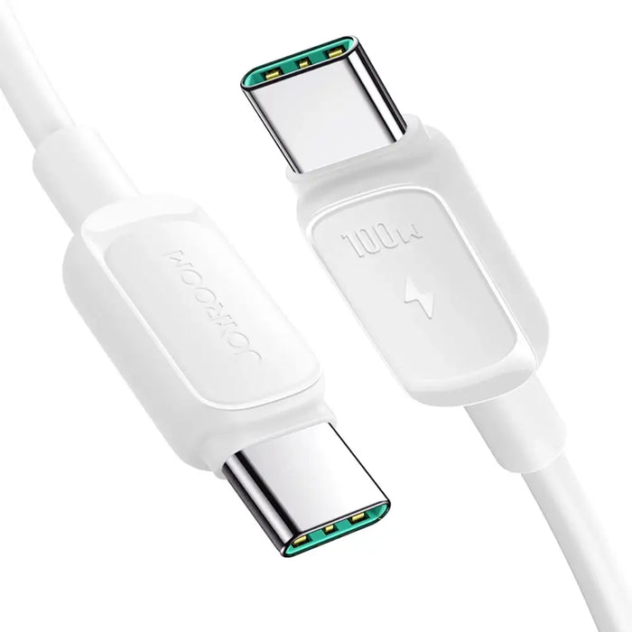 Joyroom Multi-Color Series A14 USB-C / USB-C 100W Cable 1.2m - White - Lightning