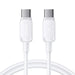 Joyroom Multi-Color Series A14 USB-C / USB-C 100W Cable 1.2m - White - Lightning