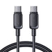 Joyroom Multi-Color Series A14 USB-C / USB-C 60W Cable 1.2 m - Black - Cell phone cables<<<HurtelXML