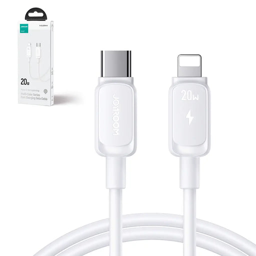 Joyroom Multi-Color Series A14 USB-C / Lightning 30W cable 1.2 m - white - Cell phone cables<<<HurtelXML