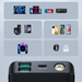Joyroom powerbank 10000mAh 30W black (JR-PBF01) - Powerbanks<<<HurtelXML&&&Power Bank<<<Основна<<<DunaXML
